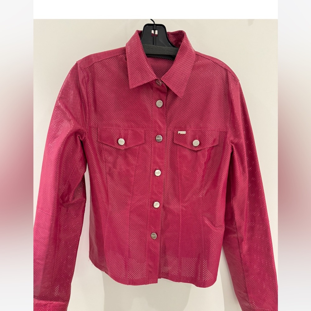 LOW START!! Iceberg perforated leather jacket - Picture 2 of 6